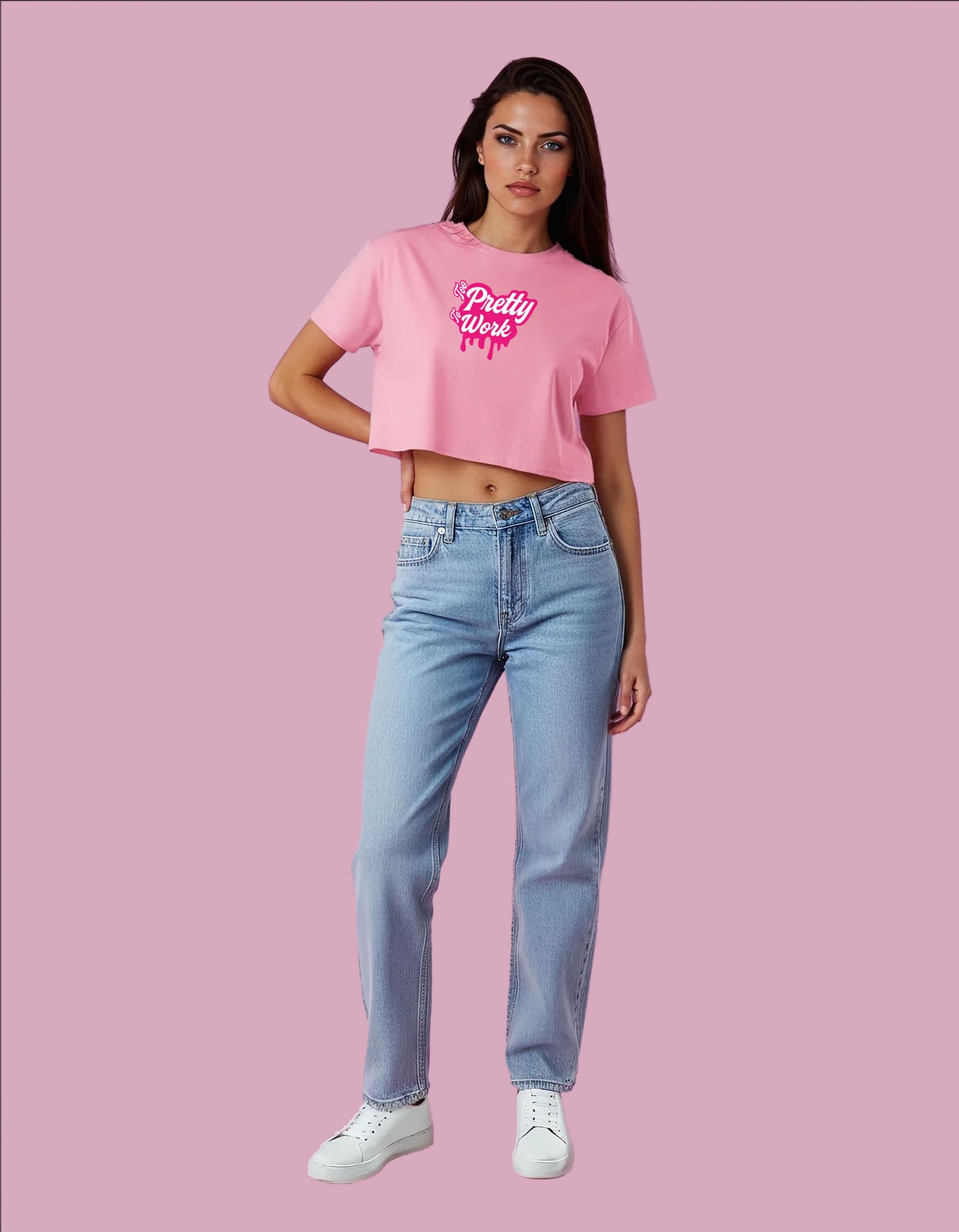 Crop top - Too pretty to work