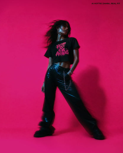 Crop top - Hot & Anxious - Tees & Tension