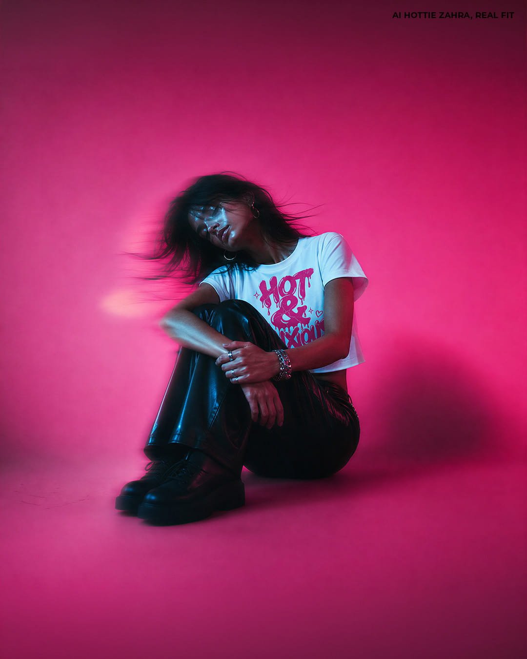 Crop top - Hot & Anxious - Tees & Tension