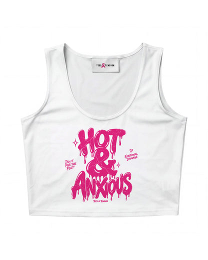 Cropped Tank Top - Hot & Anxious