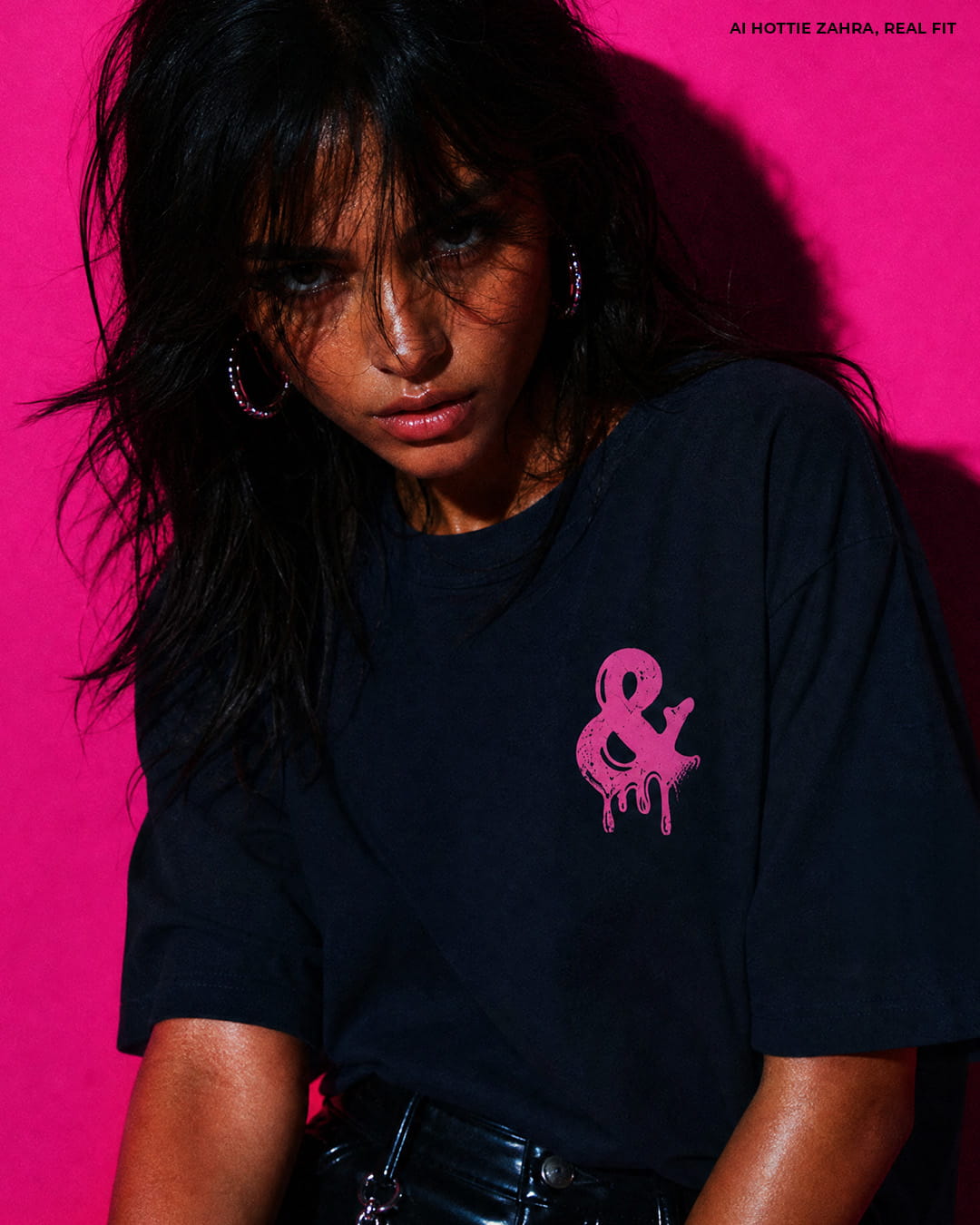 Oversized Tee - Hot & Anxious - Tees & Tension