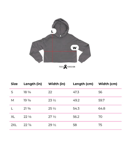 Crop Hoodie - Santa Baby