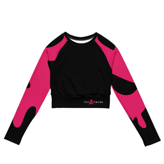 Long-sleeve crop top - Tees & Tension Style