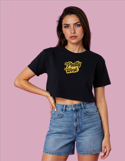 Crop top - Too pretty to work